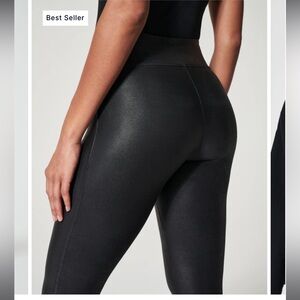 Spanx Faux Leather Leggings plus size 1x tall